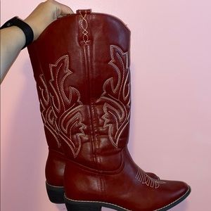 Red Cowgirl Boots